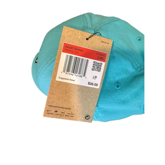 Men's Nike Blue & Black Club Cap l/xl - Picture 3 of 3